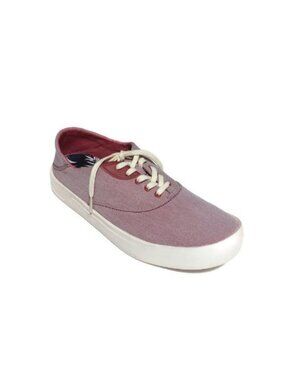 Olukai Tradewind Mens 8.5 Canvas Lace Up Boat Beach Sneakers Drop-In Heel Lava
